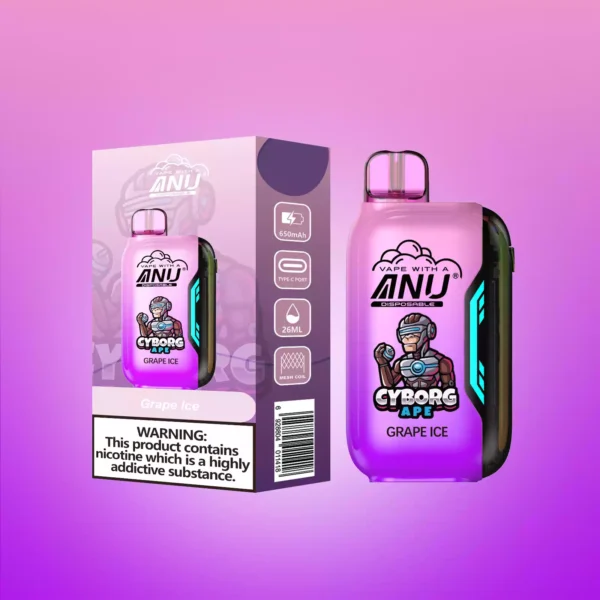 2025 ANU Vista 30000 Züge Einweg E-Zigarette Traube Eis 22 ml E-Liquid Nikotin 0% 2% 3% 5% Typ-C Wiederaufladung Lieferung in 5-7 Tagen zum günstigsten Preis
