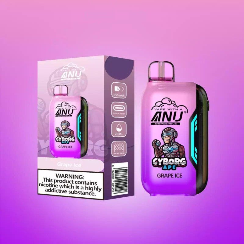 2025 ANU Vista 30000 Züge Einweg E-Zigarette Traube Eis 22 ml E-Liquid Nikotin 0% 2% 3% 5% Typ-C Wiederaufladung Lieferung in 5-7 Tagen zum günstigsten Preis