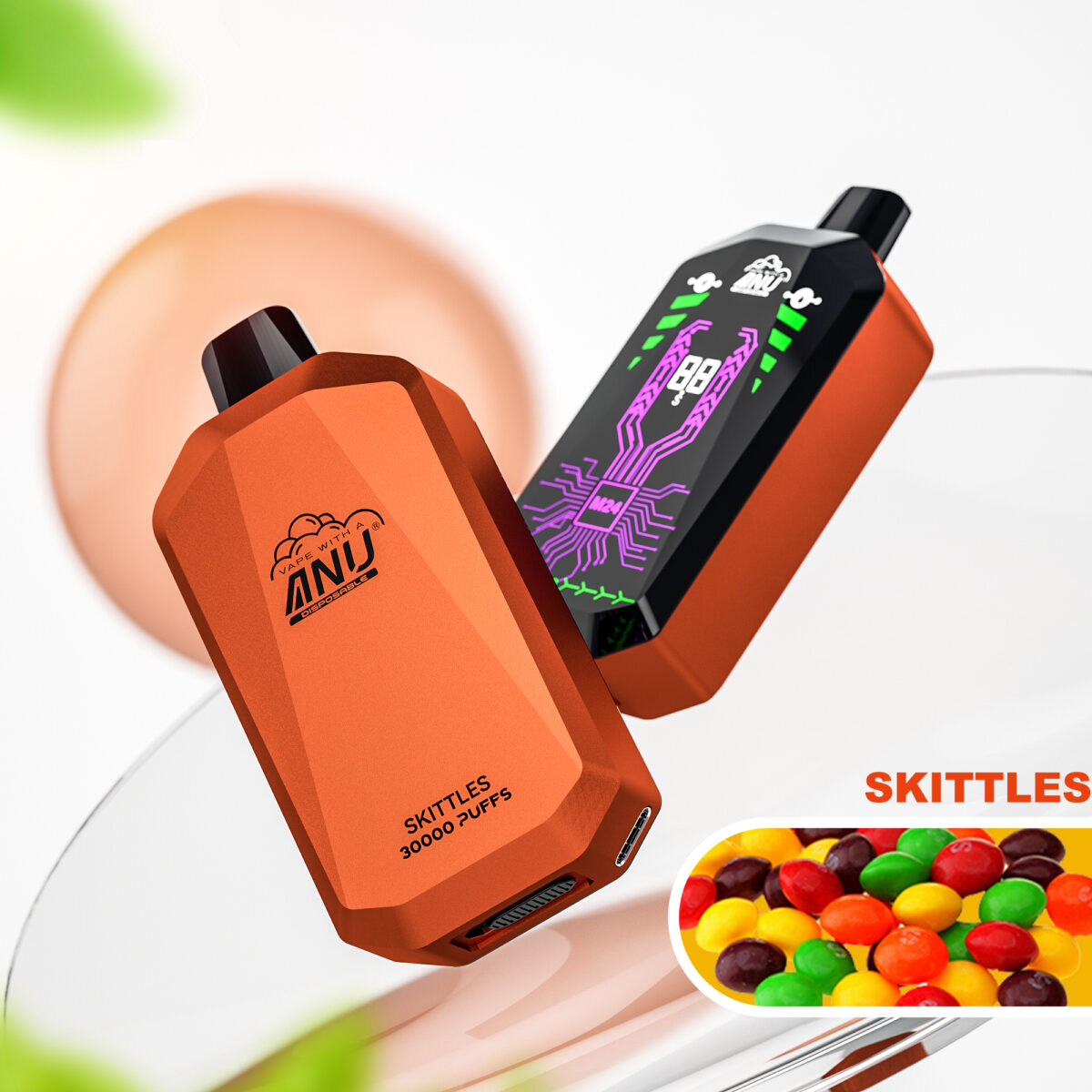 2025 Bestseller ANU Star 30000 Züge Einweg E-Zigarette – Skittles Flavours, Lieferung in 5 bis 7 Tagen, 0% 2% 3% 5% Nikotingehalt, Günstigster Preis!