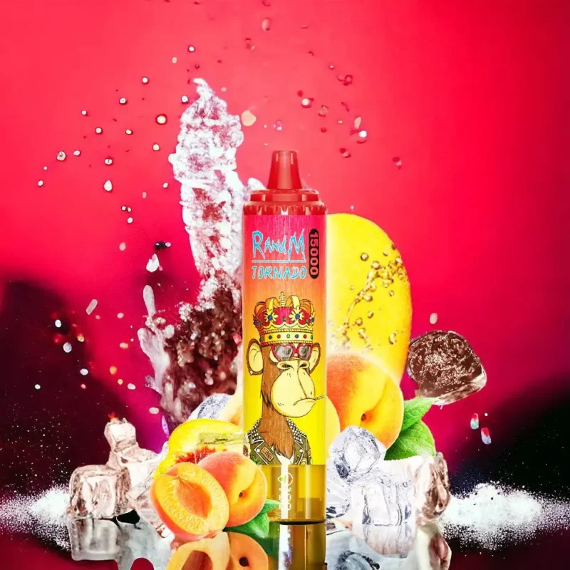 2025 Heiß begehrte RandM Tornado 15000 Züge Einweg E-Zigarette Pfirsich Eis – Günstiger Preis, Lieferung in 5 bis 7 Tagen, 0 % 2 % 3 % 5 % Nikotingehalt (3)