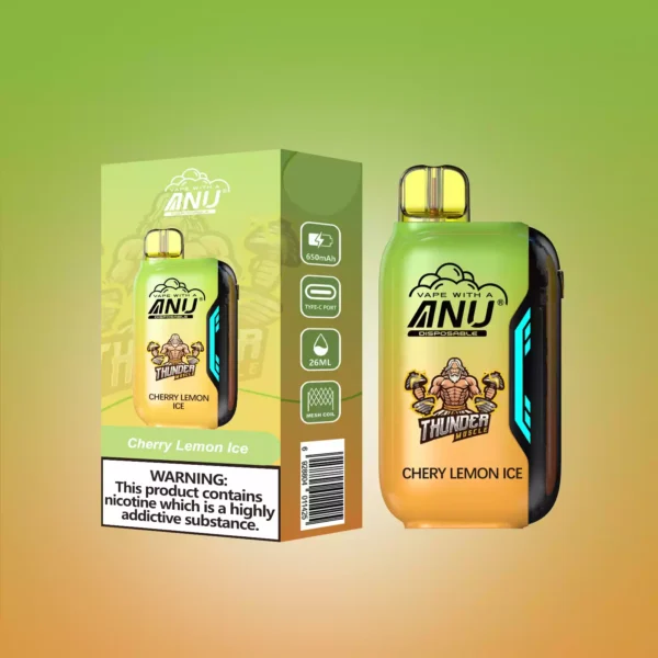 2025 Top-Seller ANU Vista 30000 Züge Einweg E-Zigarette – Kirsche Zitrone Eis, Nikotin 0%, 2%, 3%, 5%, Lieferung in 5 bis 7 Tagen, Bestpreis für Einzelverkauf