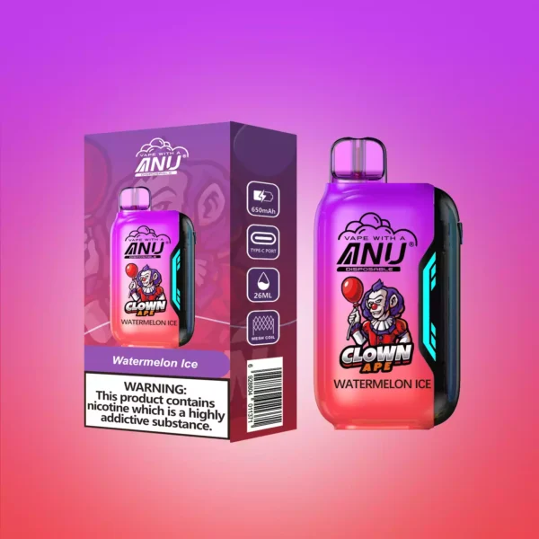 2025 Top-Seller ANU Vista 30000 Züge Einweg E-Zigarette – Wassermelone Eis, Nikotin 0%, 2%, 3%, 5%, Lieferung in 5 bis 7 Tagen, Bestpreis Direktverkauf ab Werk
