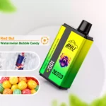 Bestbewertete ANU 30000 Züge Doppelter Geschmack Einweg E-Zigarette mit frischen Red Bull & Wassermelone Bonbon Geschmacksrichtungen（2）