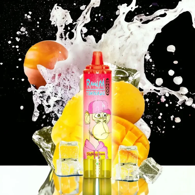 RandM Tornado 15000 Züge Einweg E-Zigarette Mango auf Eis – 2025 Bestseller mit 0% 2% 3% 5% Nikotinsalz, 10 Stück Displaybox, Lieferung in 5 bis 7 Tagen zum besten Preis (3)